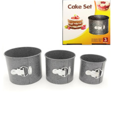 Форми для випікання метал/мрамор "Пасха/Кекс/Хліб" ( набір 3шт ) CAKE SET