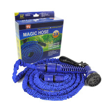 Шланг садовий 5м/15м РОЗТЯГУЮЧИЙ для поливу Magic Hose з пістолетом 7 реж.