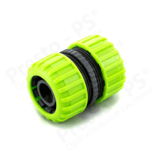 З'єднання 3/4-3/4 для шланга полив. Presto-PS (GREEN) муфта ремонтна 25шт/уп 5818G