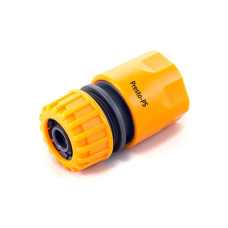 Конектор 1/2 - 5/8 для шланга полив. Presto-PS (ORANGE) без аквастопа 25шт/уп 5809