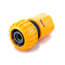 Конектор 3/4 для шланга полив. Presto-PS (ORANGE) без аквастопа 25шт/уп 5819