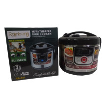 Мультиварка Rainberg RB-801 1500W 6л/12 програм  4 шт/ящ ★★★