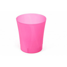 376 Горщик Орхідея 19 - рожевий прозорий 10 шт./уп.