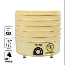 Сушка для фруктів Rotex RD 620-Y/520Вт (5 поличок/20л)