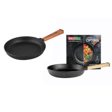 Сковорода чавунна BRIZOLL 260 х49.5мм з ручкой "Оптіма"