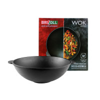 Казанок- сковорода BRIZOLL WOK чавунний 3,7л 280 х96мм