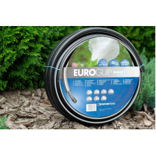 Шланг Black 1/2 ( 25м ) садовий для поливу Tecnotubi Euro Guip Italy