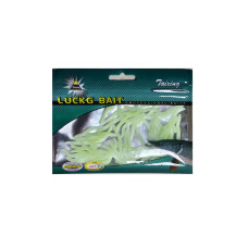 Черв'як силікон Luck Bait 0,32гр/3см/колір 307 салат 50шт/бліст/пак