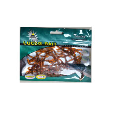 Черв'як силікон Luck Bait 0,32гр/3см/колір 303 оранж 50шт/бліст/пак