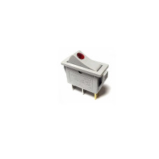 Кнопка клавішна ВКЛ/ВИКЛ KCD-3 / 3 конт. 15-250V + підсвітка