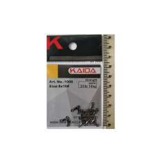 Вертлюг KAIDA 1006 / №7 / 10шт (6 х7) 22кг бліст/пак ★