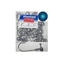 Джиг головка №1/0 / 15гр MUSTAD на гачку 25шт/уп