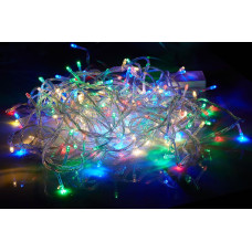 Гірлянда світлодіод 200 LED прозорий дріт - мікс