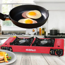 Плита газова портативная Nurgaz NG 502  2к  (під балон 220гр)