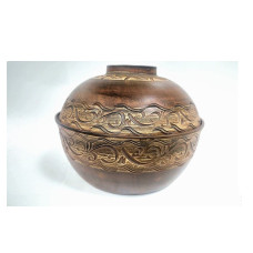 Хлібниця 5л (черв/глина) 200 х250 декор