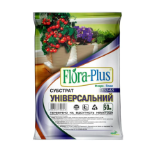 Торф'яний субстрат УНІВЕРСАЛЬНИЙ "FLORA-PLUS' 50л