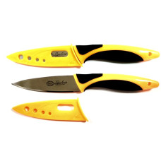 Ніж в чохлі кольоровий Fruit Knife 7709 (24шт/уп)