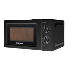 Мікрохвильова піч Grunhelm 20MX701-B  20л 800W  /6 рівнів потужності (Чорна)